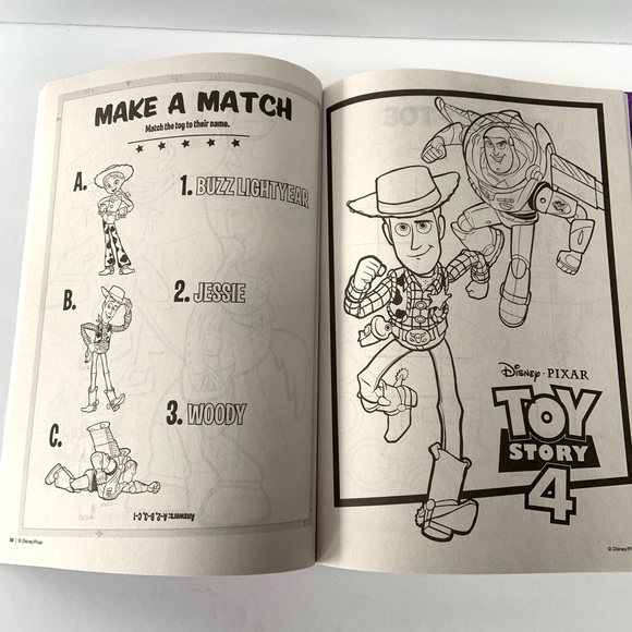 bendon Other Toy Story 4 Jumbo Coloring And Activity Books Poshmark
